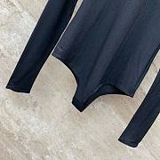 	 Bagsaaa Prada Tall Stone Roll Neck Bodysuit In Black - 5