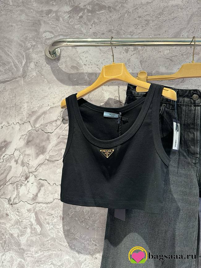 Bagsaaa Prada Black Tank Top - 1