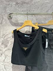 Bagsaaa Prada Black Tank Top - 3