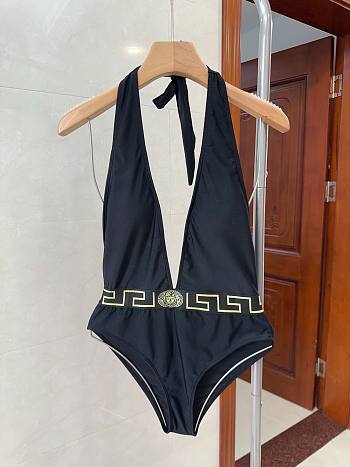 Bagsaaa Versace Tie-Fastened One-Piece Swimsuit