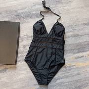 Bagsaaa Chanel Tied One Piece Black  - 1