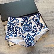Bagsaaa Dolce&Gabbana Blue Majolica-print spandex bikini - 6