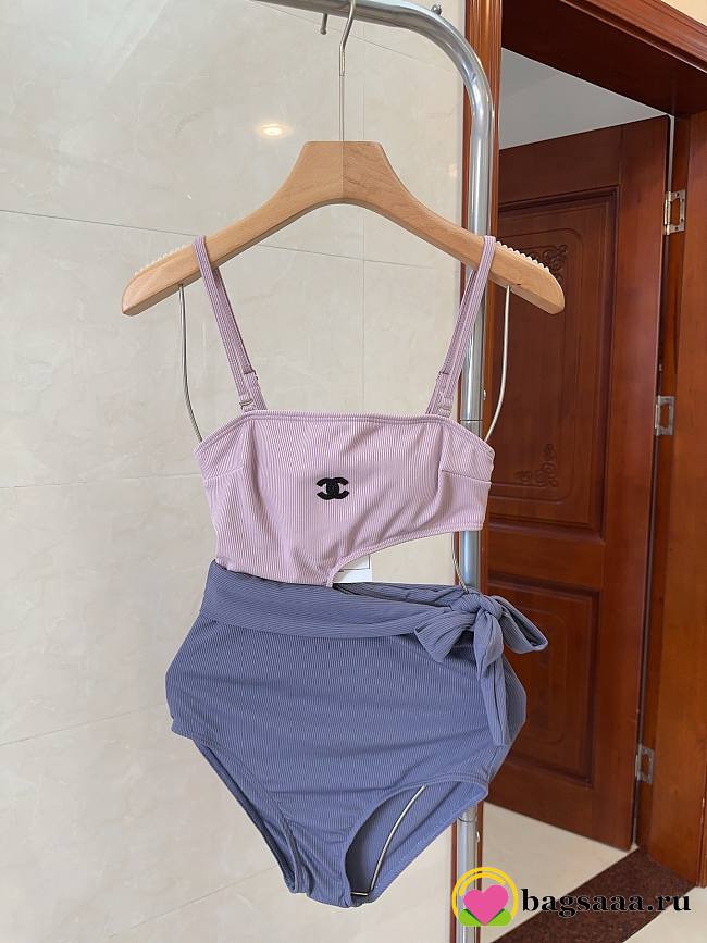 Bagsaaa Chanel Swimwear Pink&Purple - 1