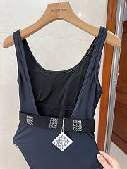 	 Bagsaaa Loewe Black One Piece Swimwear - 4