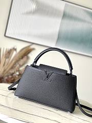 Bagsaaa Louis Vuitton Capucines East-West MM Black - 33 x 19 x 9 cm - 1
