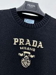 Bagsaaa Prada Sweater With Fur Cuff - 5