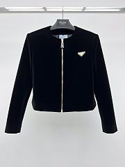 Bagsaaa Prada Velvet Black Jacket - 1