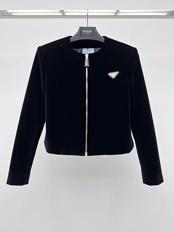 Bagsaaa Prada Velvet Black Jacket