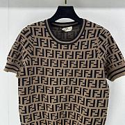 BAGSAAA FENDI FF MOTIF SHORT SLEEVES PULLOVER - 6