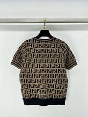 BAGSAAA FENDI FF MOTIF SHORT SLEEVES PULLOVER - 3