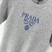 Bagsaaa Prada Logo-intarsia Knitted Short-sleeved - 3