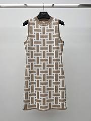 Bagsaaa Hermes Mosaique short sleeveless dress - 1