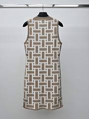 Bagsaaa Hermes Mosaique short sleeveless dress - 2