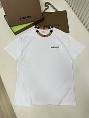 	 Bagsaaa Burberry White T-Shirt - 1