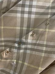 Bagsaaa burberry Natural Button-down Checked Shirt - 6