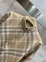 Bagsaaa burberry Natural Button-down Checked Shirt - 3