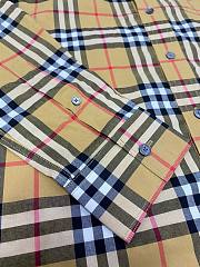 	 Bagsaaa Burberry Vintage Checked Shirt Yellow - 3