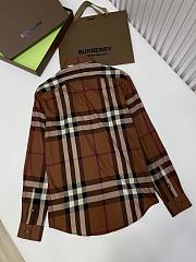 	 Bagsaaa Burberry Vintage Checked Shirt Brown - 3