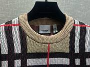 Bagsaaa Burrberry Check Cotton Blend Sweater - 6