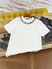 Bagsaaa Dolce&Gabbana JR T-Shirt White - 1