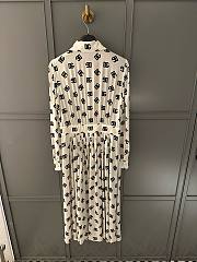 Bagsaaa Dolce & Gabbana Allover DG Printed Midi Dress - 3