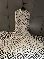 Bagsaaa Dolce & Gabbana Allover DG Printed Midi Dress - 6