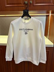 	 Bagsaaa DOLCE & GABBANA Cotton crew-neck white sweatshirt - 1