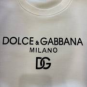 	 Bagsaaa DOLCE & GABBANA Cotton crew-neck white sweatshirt - 2