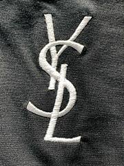 Bagsaaa YSL Black Front Pocket T-Shirt - 3
