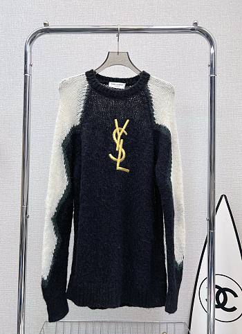 Bagsaaa YSL Mohair Blend Knit Sweater