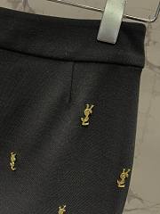 Bagsaaa YSL Black Gold Logo Skirt - 3