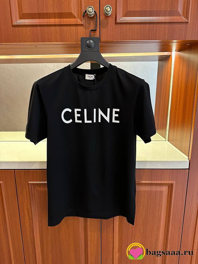 Bagsaaa Celine Black T-Shirt - 1