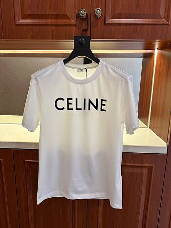	 Bagsaaa Celine White T-Shirt