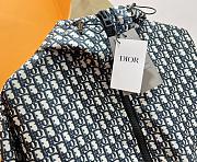 Bagsaaa Dior Blue Oblique Jacquard Jacket - 4