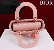 Bagsaaa Dior Lady Mini Pink Pearl 20cm - 5