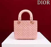 Bagsaaa Dior Lady Mini Pink Pearl 20cm - 3
