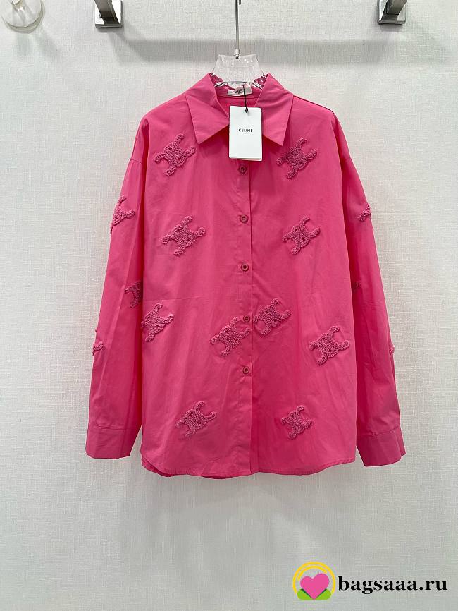 Bagsaaa Celine Pink Shirt - 1