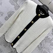Bagsaaa Balmain Buttoned Round Neck Knit Cardigan - 4