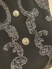 Bagsaaa Balmain Paisley knit sleeveless dress - 4