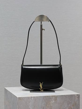 Bagsaaa YSL Voltaire Mini leather shoulder bag in black - 17.5x13.5x5cm