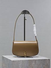 	 Bagsaaa YSL Voltaire Mini leather shoulder bag in beige - 17.5x13.5x5cm - 1