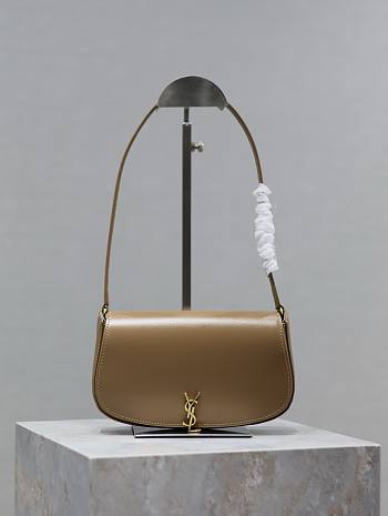 	 Bagsaaa YSL Voltaire Mini leather shoulder bag in beige - 17.5x13.5x5cm