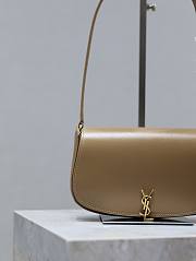 	 Bagsaaa YSL Voltaire Mini leather shoulder bag in beige - 17.5x13.5x5cm - 6