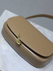 	 Bagsaaa YSL Voltaire Mini leather shoulder bag in beige - 17.5x13.5x5cm - 4