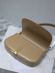	 Bagsaaa YSL Voltaire Mini leather shoulder bag in beige - 17.5x13.5x5cm - 3