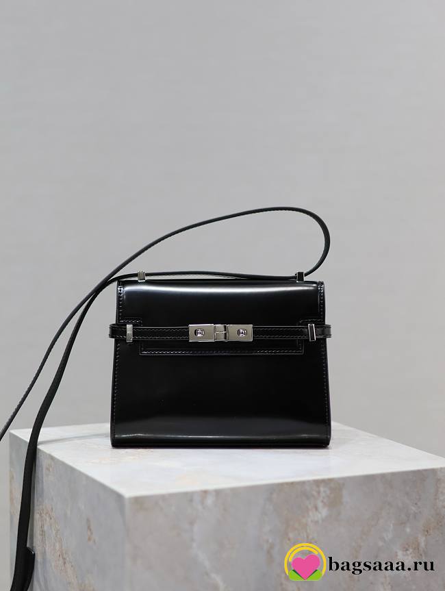 Bagsaaa Manhattan Mini Black Bag - 19x14x4cm - 1