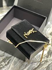 	 Bagsaaa YSL Kate Box Bag Velvet Leather - 18x14x5.5cm - 6
