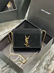 	 Bagsaaa YSL Kate Box Bag Velvet Leather - 18x14x5.5cm - 1