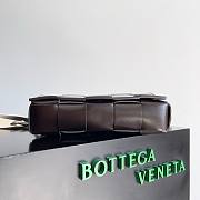 Bagsaaa Bottega Veneta Intrecciato-weave leather cross-body bag brown - 26x16x6.5cm - 6