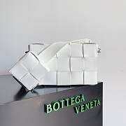	 Bagsaaa Bottega Veneta Intrecciato-weave leather cross-body bag White - 26x16x6.5cm - 6